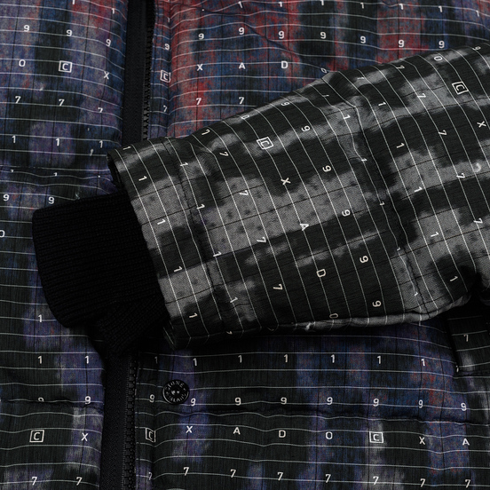 Мужской пуховик Stone Island Shadow Project DPM Chine Wool Long Black