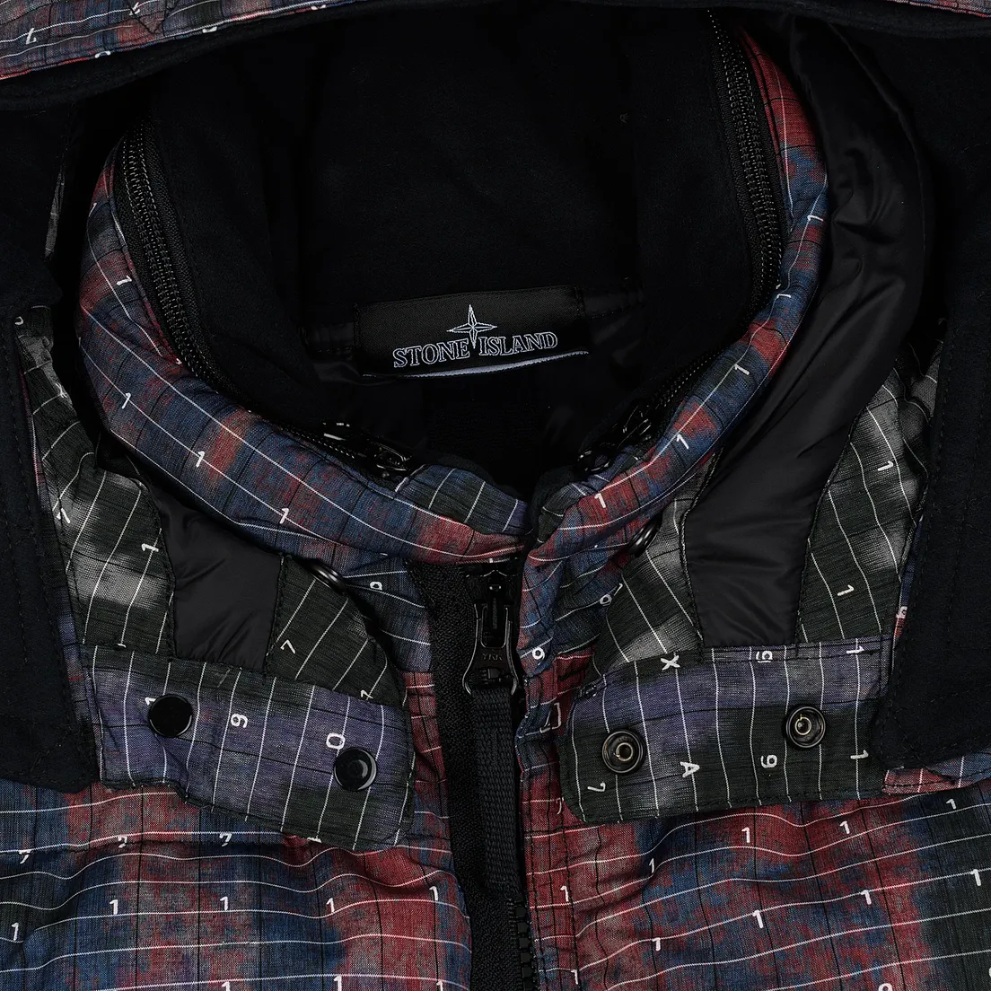 Stone Island Shadow Project Мужской пуховик DPM Chine Wool Long