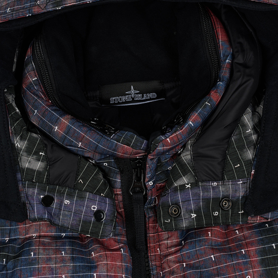 Мужской пуховик Stone Island Shadow Project DPM Chine Wool Long Black