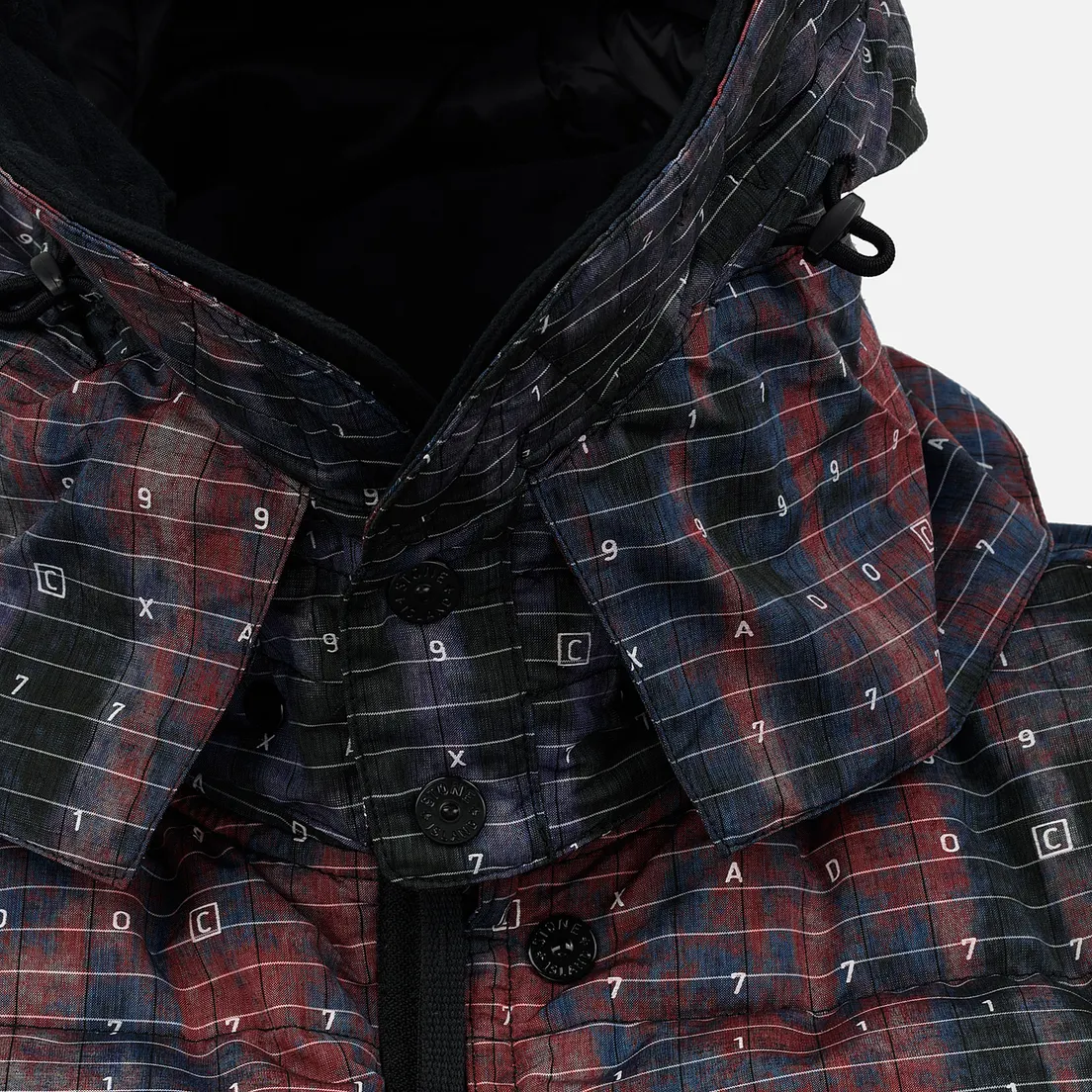 Stone Island Shadow Project Мужской пуховик DPM Chine Wool Long