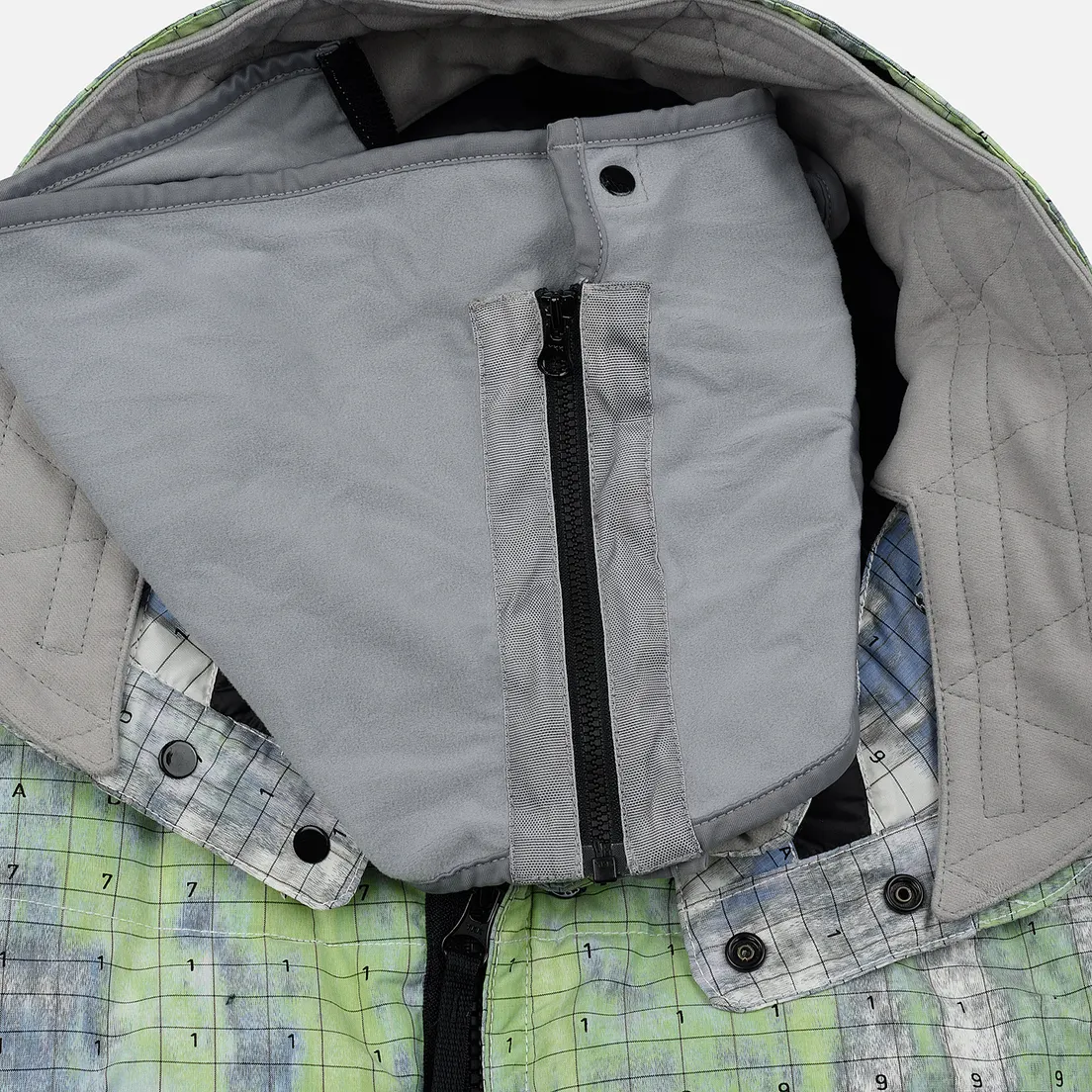Stone Island Shadow Project Мужской пуховик DPM Chine Wool Long
