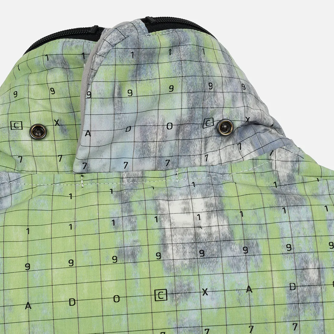 Stone Island Shadow Project Мужской пуховик DPM Chine Wool Long