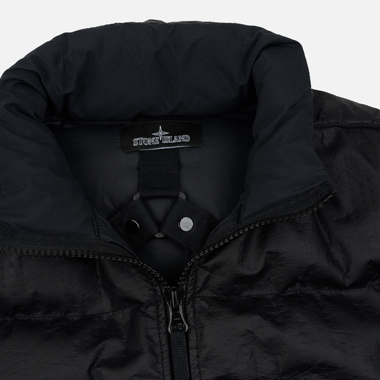 Мужской пуховик Stone Island Shadow Project Lasered Poly-Hide 2L Down Black