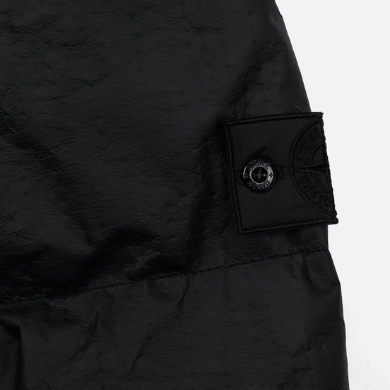 Мужской пуховик Stone Island Shadow Project Lasered Poly-Hide 2L Down Black