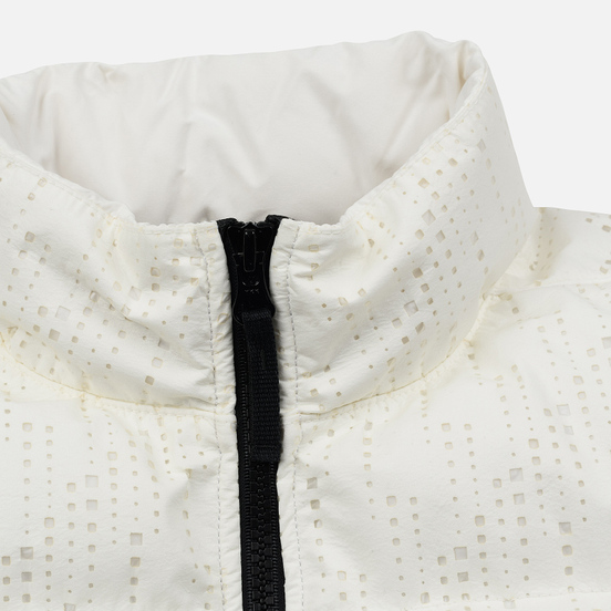 Мужской пуховик Stone Island Shadow Project Lasered Poly-Hide 2L Down Natural White