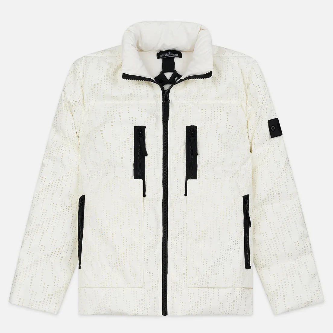Stone Island Shadow Project Мужской пуховик Lasered Poly-Hide 2L Down