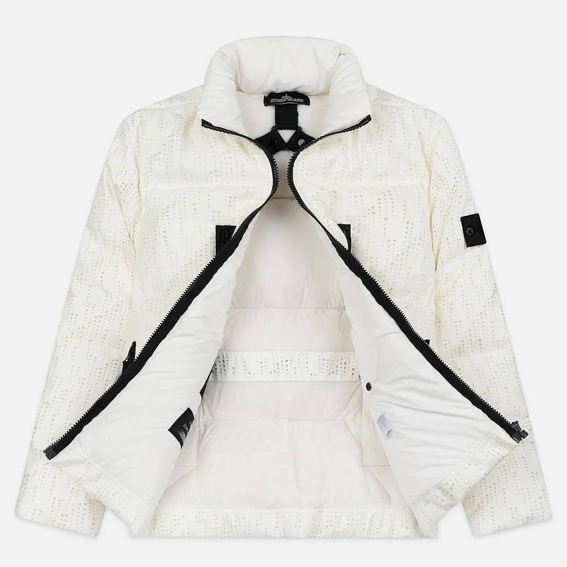 Stone Island Shadow Project Мужской пуховик Lasered Poly-Hide 2L Down