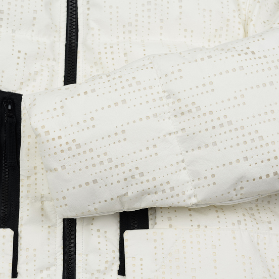 Мужской пуховик Stone Island Shadow Project Lasered Poly-Hide 2L Down Natural White