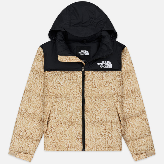 Мужской пуховик The North Face 1996 Retro Nuptse TNF White Sherpa Print