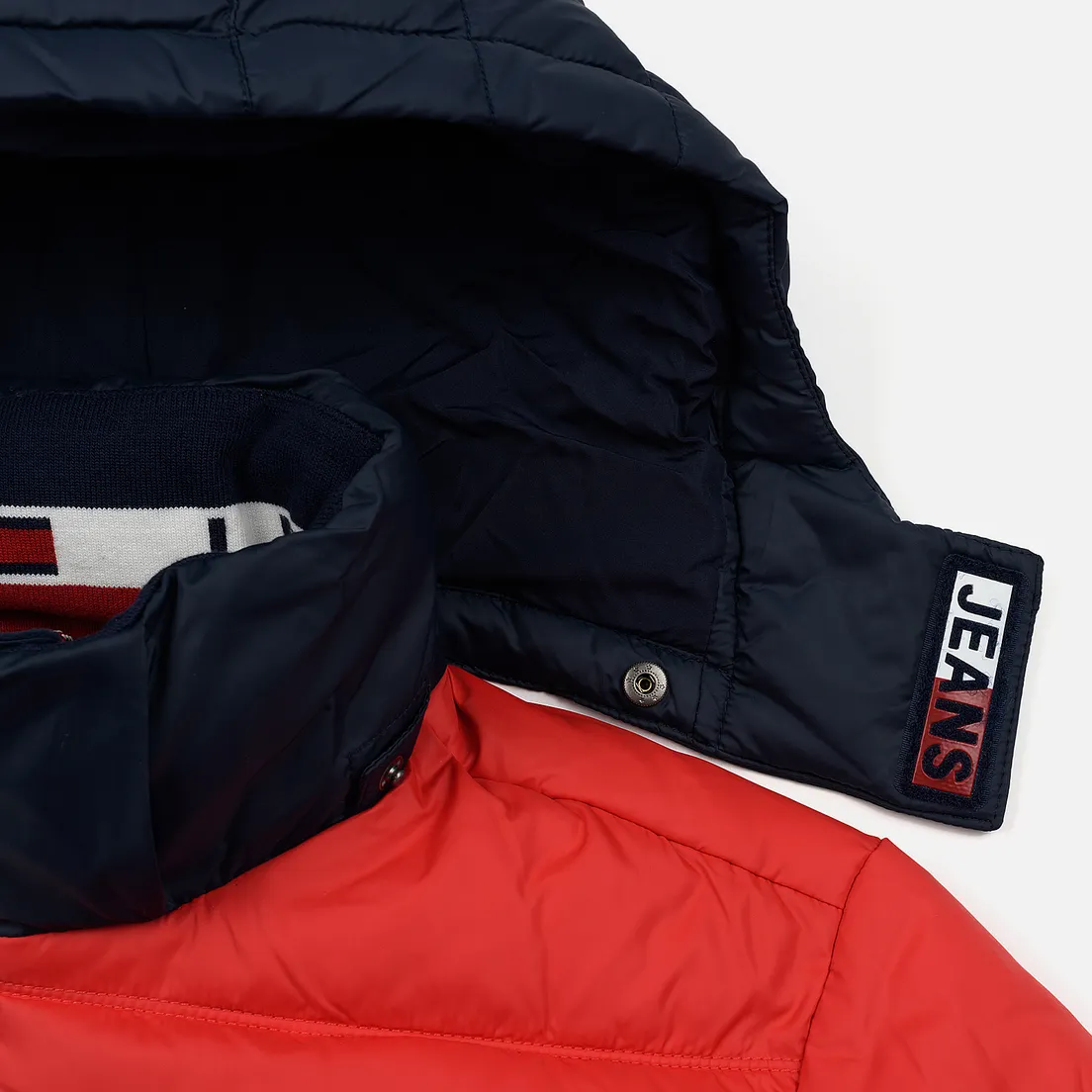 Tommy Jeans Мужской пуховик Essential Colour-Blocked Recycled Padded