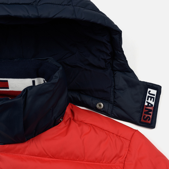 Мужской пуховик Tommy Jeans Essential Colour-Blocked Recycled Padded Black Iris/Multi