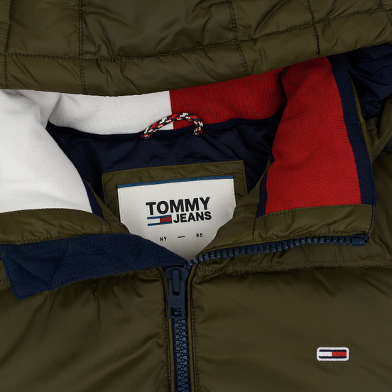 Мужской пуховик Tommy Jeans Essential Down Regular Fit Forest Night