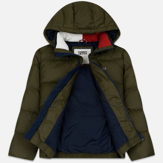Мужской пуховик Tommy Jeans Essential Down Regular Fit Forest Night