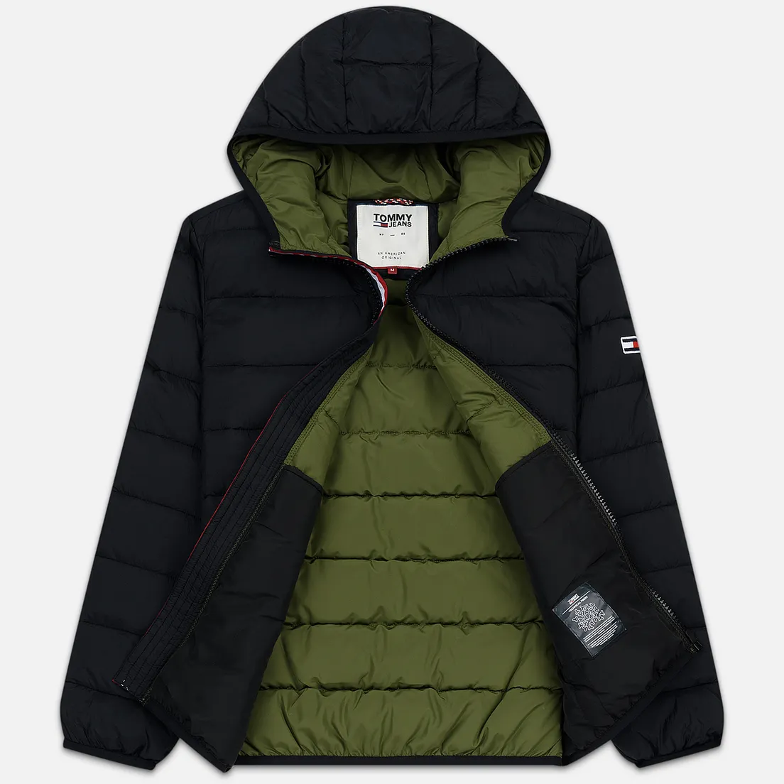 Tommy Jeans Мужской пуховик Essential Hooded Padded