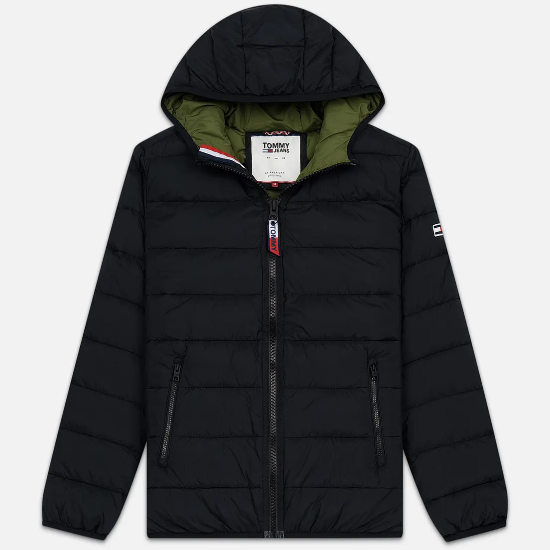 Tommy Jeans Мужской пуховик Essential Hooded Padded