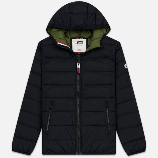 Мужской пуховик Tommy Jeans Essential Hooded Padded Black