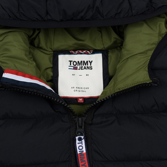 Мужской пуховик Tommy Jeans Essential Hooded Padded Black