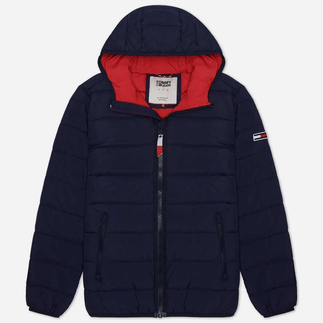 Tommy Jeans Мужской пуховик Essential Hooded Padded