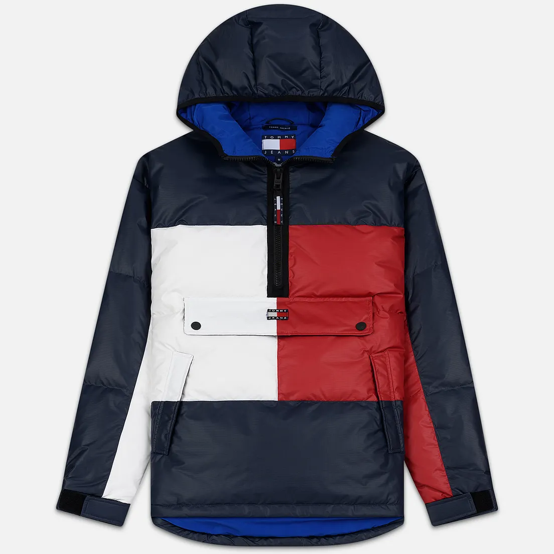 Tommy Jeans Мужской пуховик Flag Puffer Popover