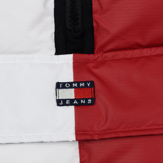 Мужской пуховик Tommy Jeans Flag Puffer Popover Navy Blazer/Multi