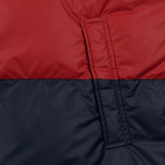 Мужской пуховик Tommy Jeans Flag Puffer Popover Navy Blazer/Multi