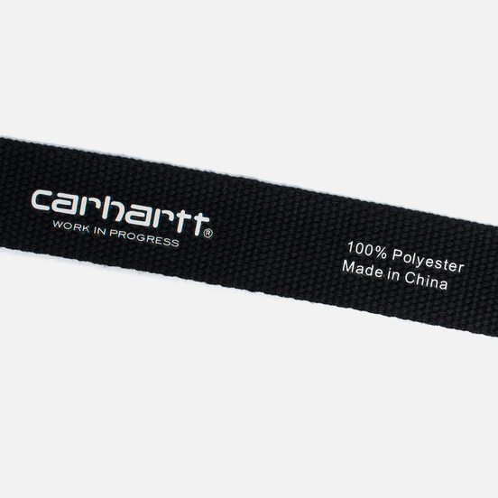 Ремень Carhartt WIP Clip Chrome Black