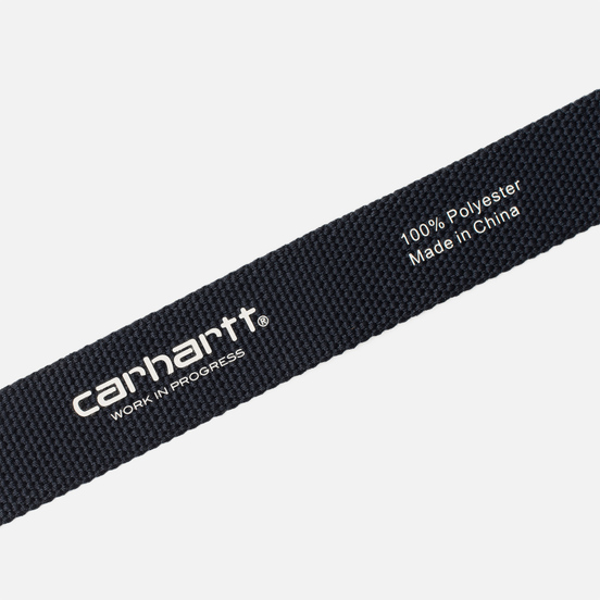 Ремень Carhartt WIP Clip Chrome Dark Navy