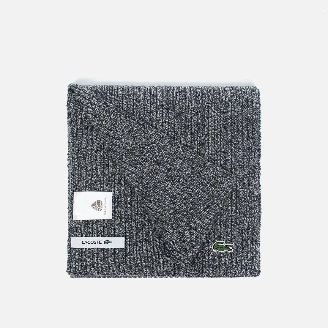 Lacoste Шарф Green Croc Wool