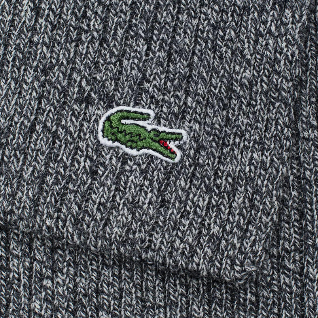 Lacoste Шарф Green Croc Wool