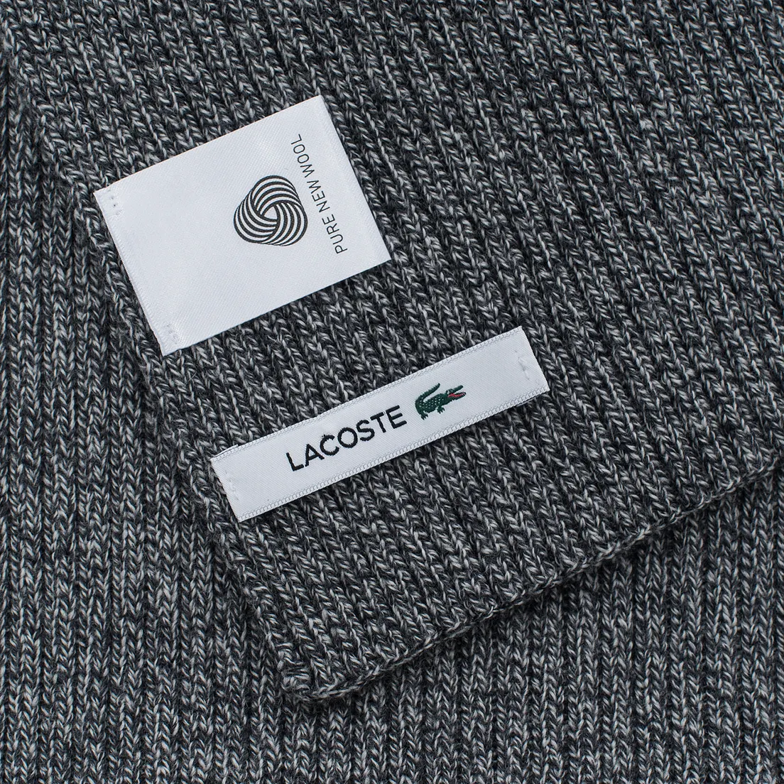 Lacoste Шарф Green Croc Wool