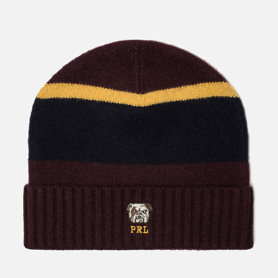 Шапка Polo Ralph Lauren Wool Stripe Oblong Classic Wine Multi