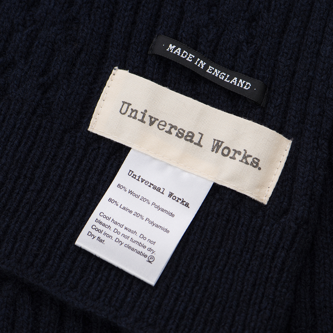 Universal Works Шарф Cable Soft Wool