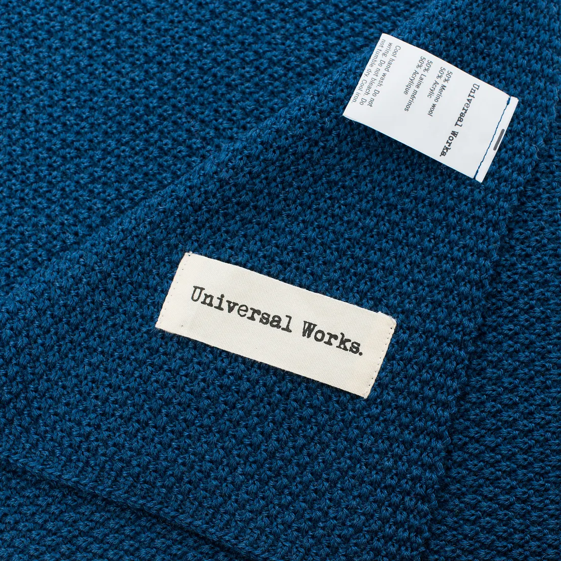 Universal Works Шарф Scarf Moss Stitch