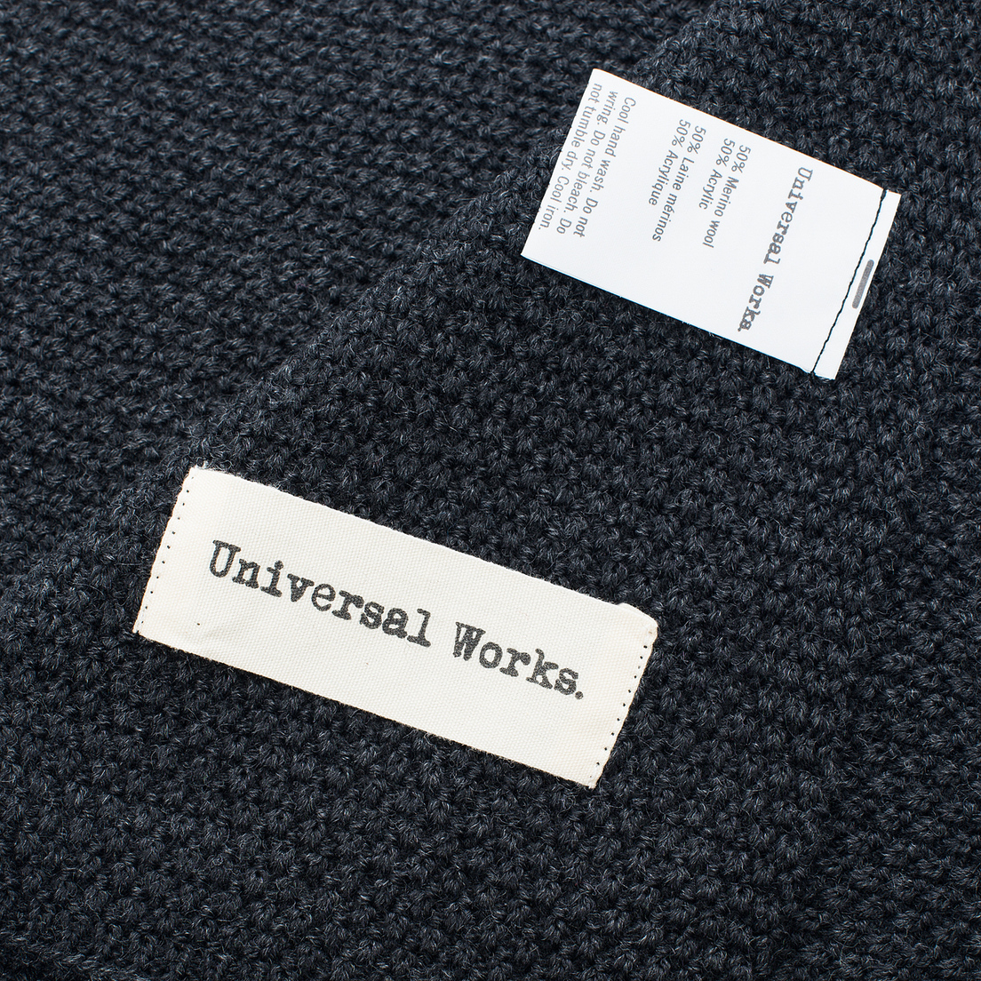 Universal Works Шарф Scarf Moss Stitch