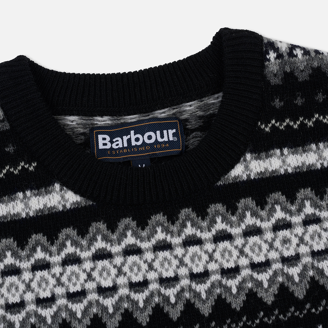Barbour Мужской свитер Case Fairisle Crew