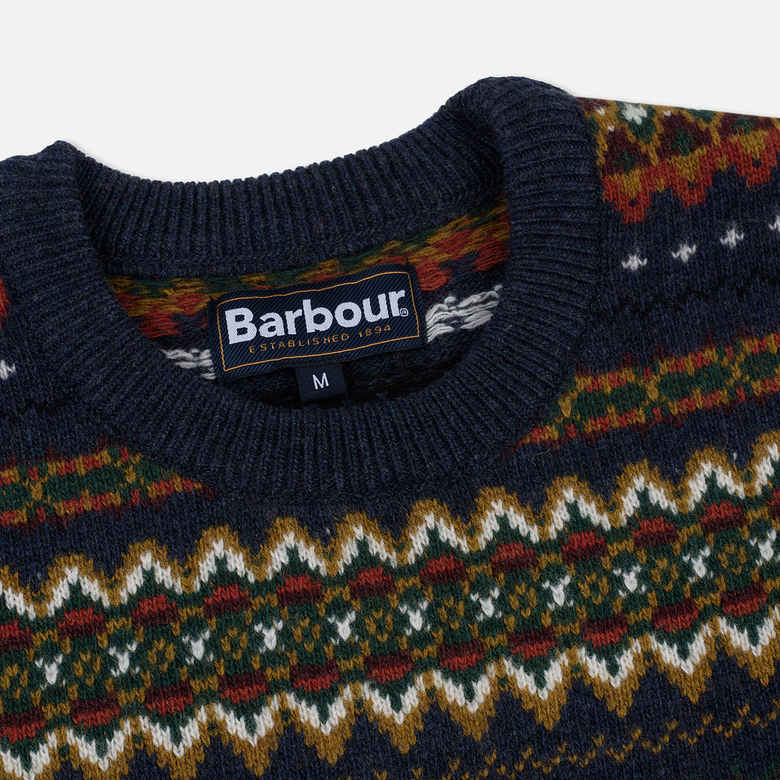 Barbour Мужской свитер Case Fairisle Crew