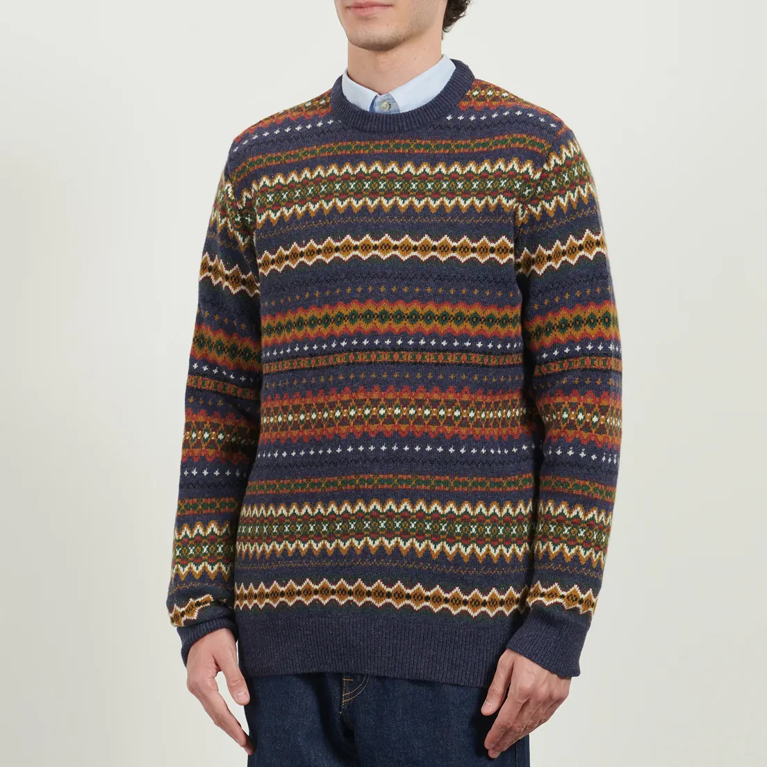 Barbour Мужской свитер Case Fairisle Crew