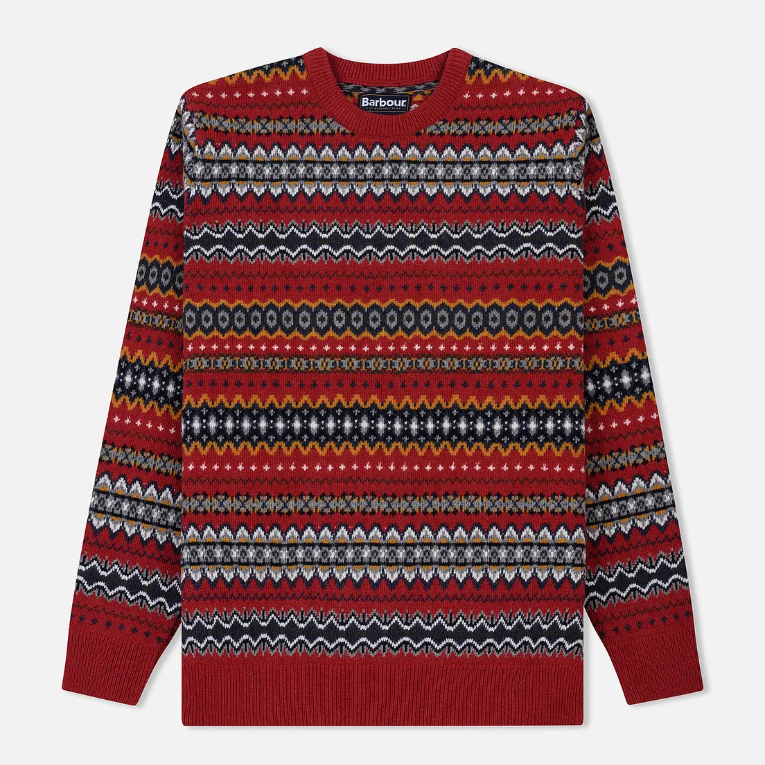 Barbour Мужской свитер Case Fairisle Crew