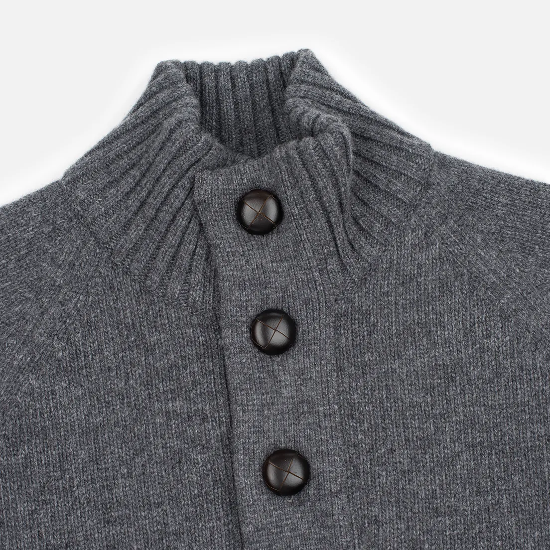 Barbour Мужской свитер Essential Chunky Half Button