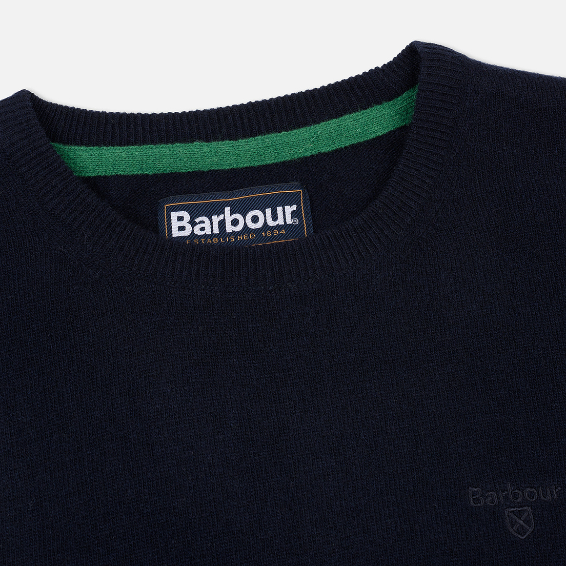 Barbour Мужской свитер Essential Lambswool Crew Neck