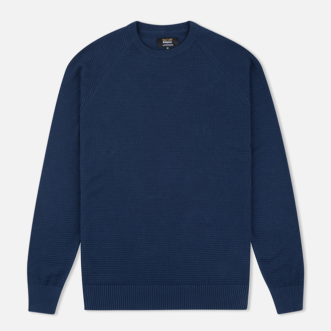 Мужской свитер Barbour x Land Rover Chaser Crew Neck Navy