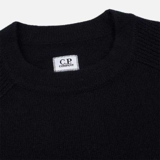 Мужской свитер C.P. Company Crew Neck Lens Pocket Black