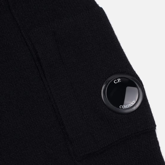 Мужской свитер C.P. Company Crew Neck Lens Pocket Black