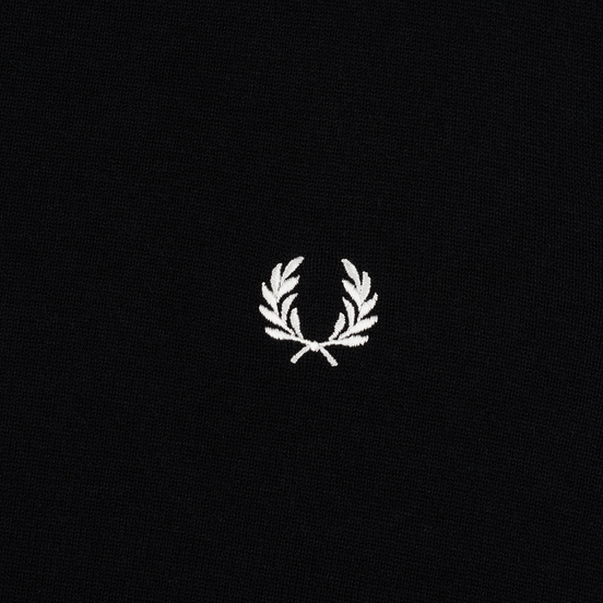 Мужской свитер Fred Perry Tipped Sleeve Crew Neck Black
