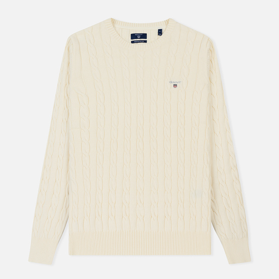 Мужской свитер Basic Cotton Cable Crew Мужской свитер Basic Cotton Cable Crew