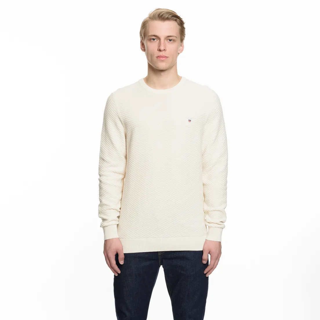 Gant Мужской свитер Triangle Texture Crew