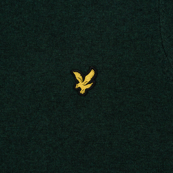 Мужской свитер Lyle & Scott Cotton Merino Crew Neck Jumper Jade Green Marl