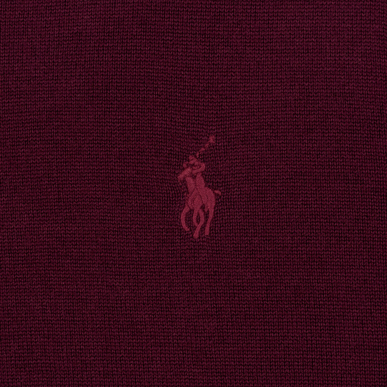Мужской свитер Polo Ralph Lauren Classic Crew Neck Merino Wool Classic Burgundy