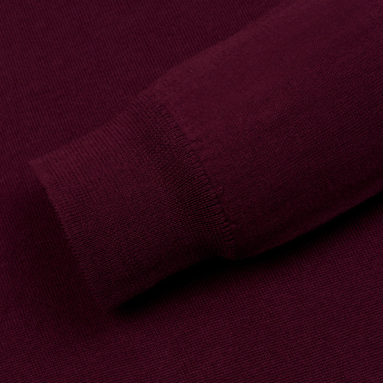Мужской свитер Polo Ralph Lauren Classic Crew Neck Merino Wool Classic Burgundy