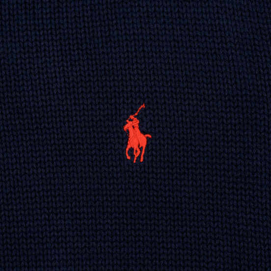 Мужской свитер Polo Ralph Lauren Classic Logo Cotton Crew Neck Hunter Navy